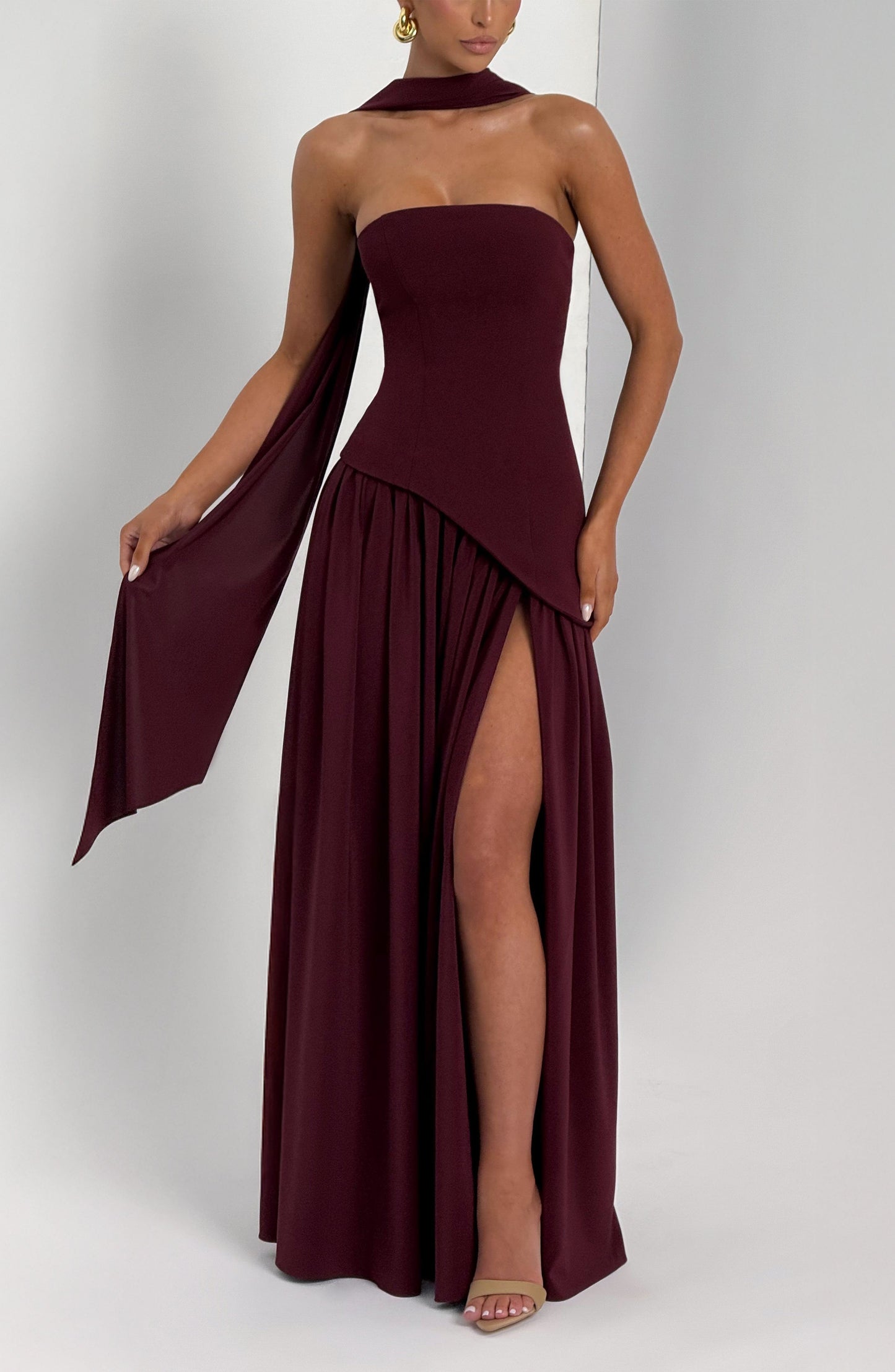Barbara | Vestido versatil de pierna abierta