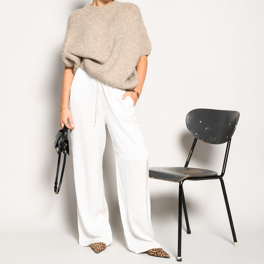 Claudia | Pantalones de saten