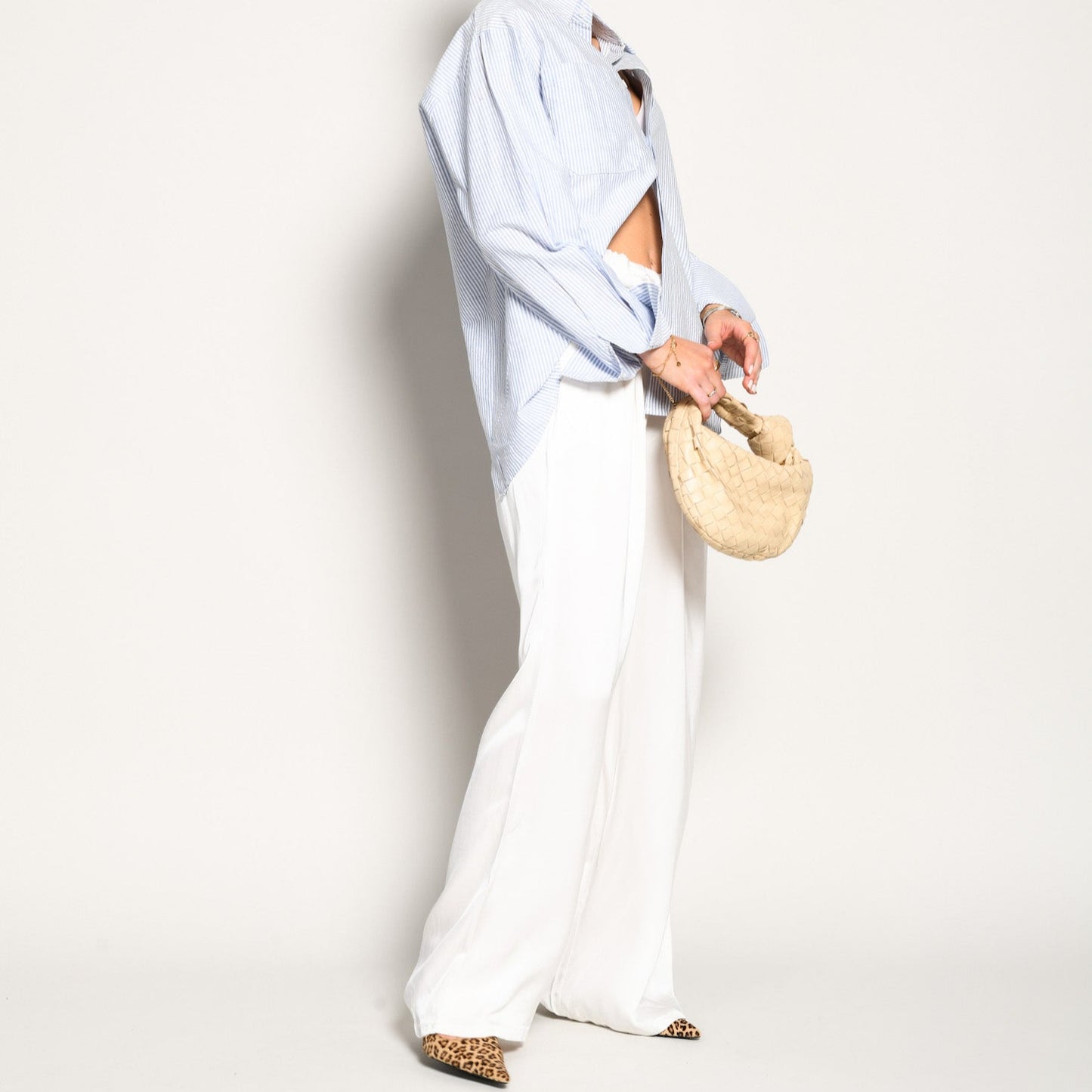 Claudia | Pantalones de saten