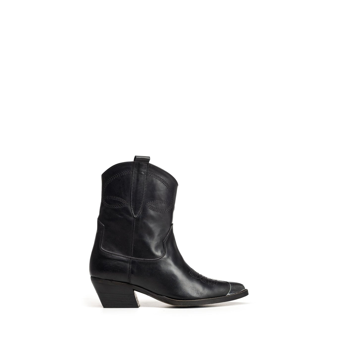 Katy | Tubular country-style leather boot 