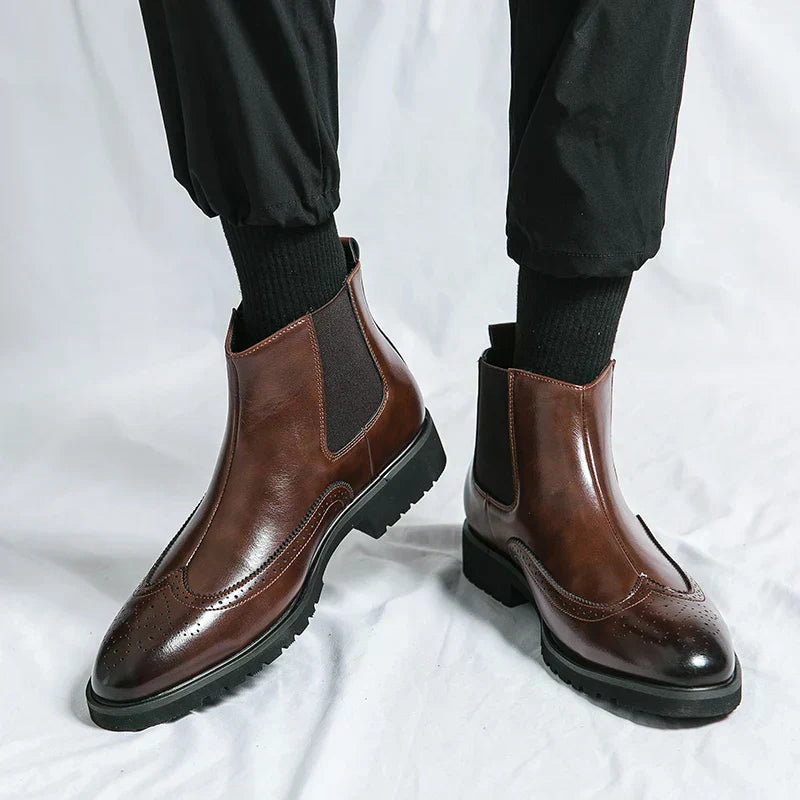Adriel | Botines Chelsea de cuero