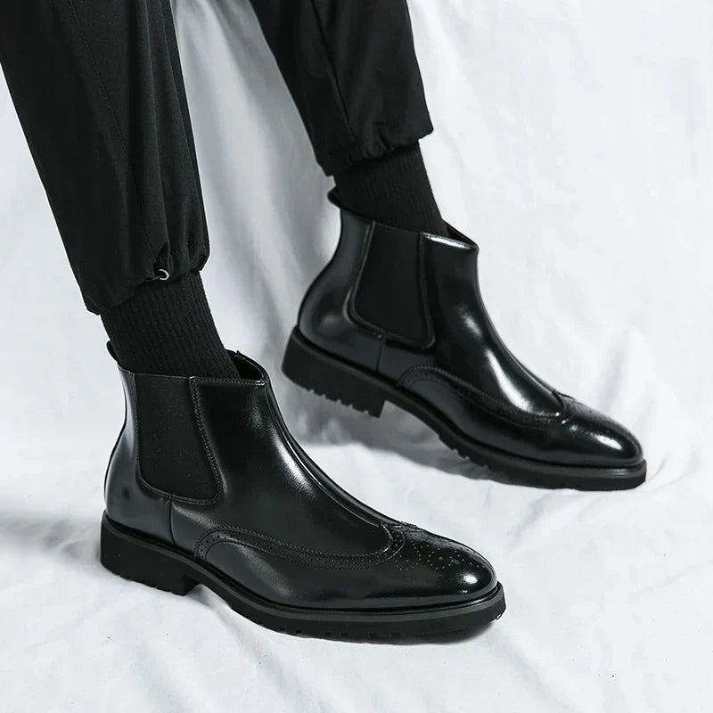 Adriel | Botines Chelsea de cuero
