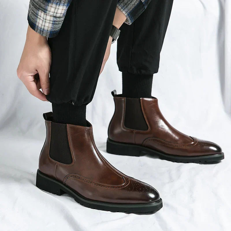 Adriel | Botines Chelsea de cuero