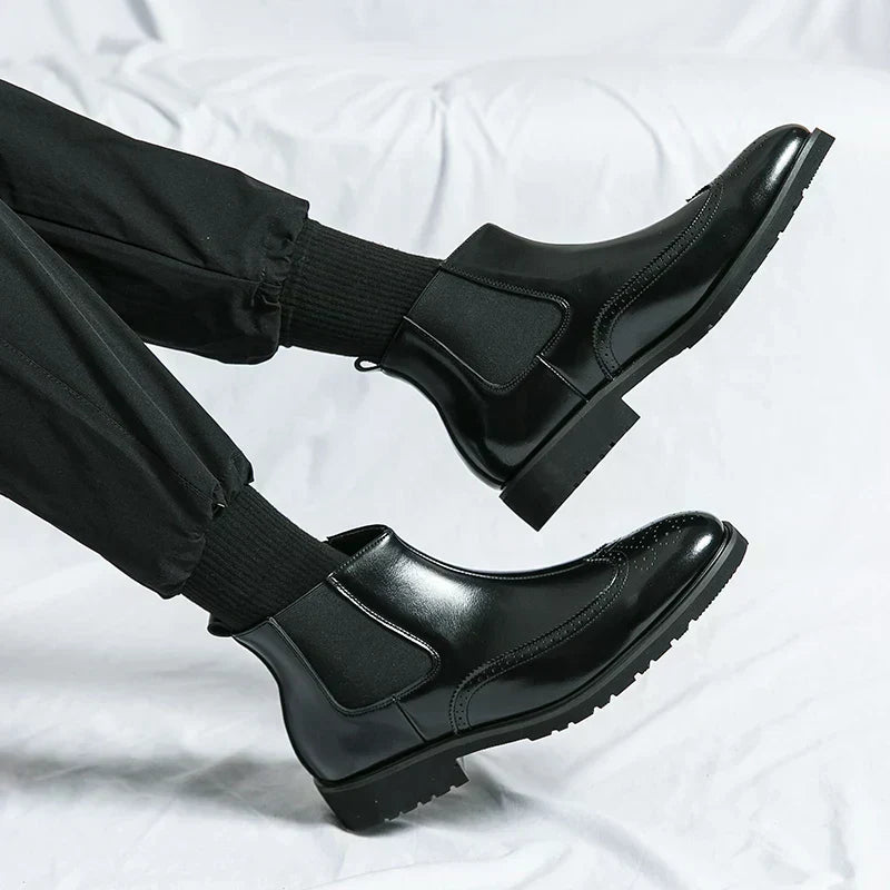 Adriel | Botines Chelsea de cuero