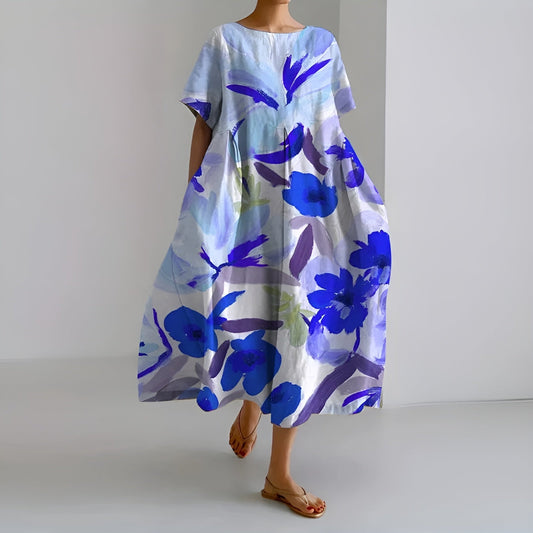 Samira | Vestido ancho con flores