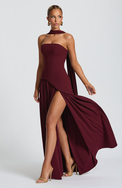 Barbara | Vestido versatil de pierna abierta