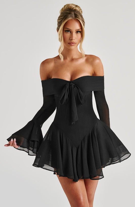 Nerissa Playsuit - Black Playsuit XS Babyboo Fashion Premium Exclusive Design