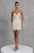 Sian | Vestido mini bordado para cada momento nupcial